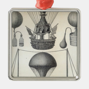 Balloons Metal Ornament