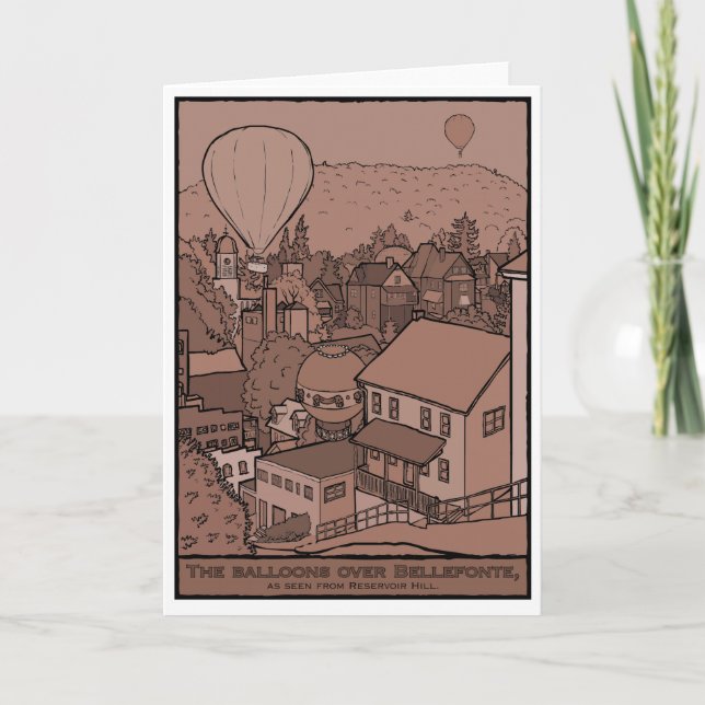 Balloons Over Bellefonte Card (Front)