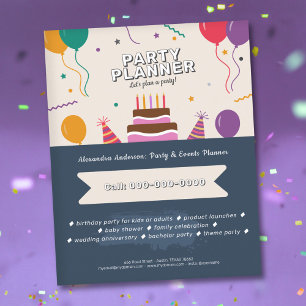 Balloons - Party Planner Flyer
