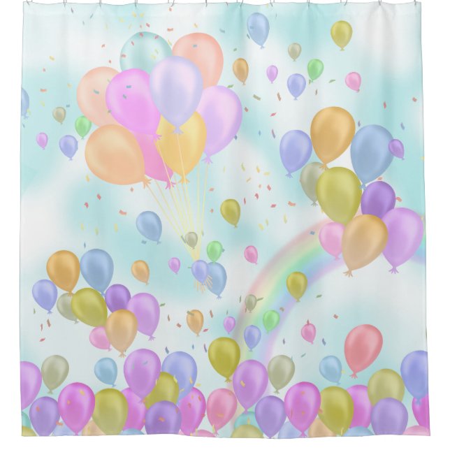 Balloons Pastel Towel (Front)