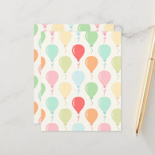 Balloons Scrapbook Paper