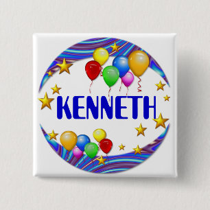 Balloons & Stars ~ Name Button