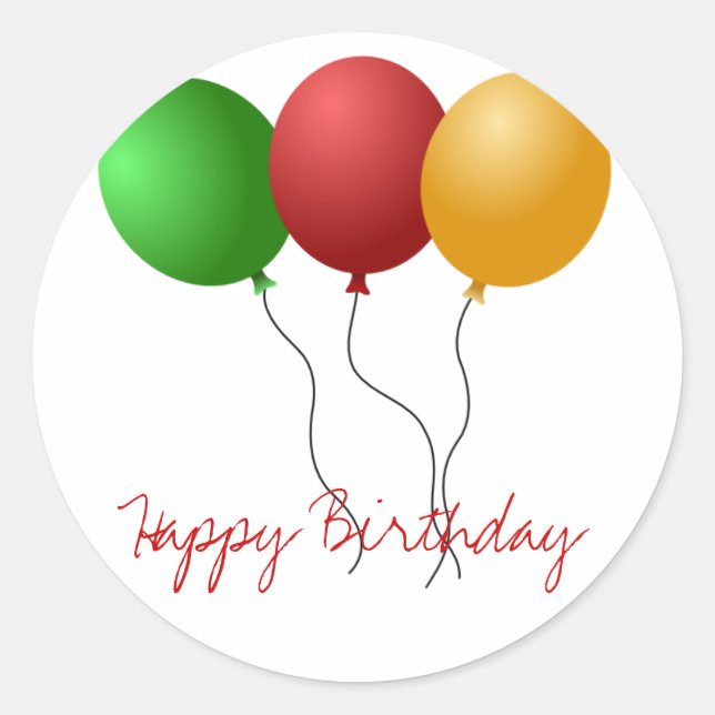 balloons sticker (Front)