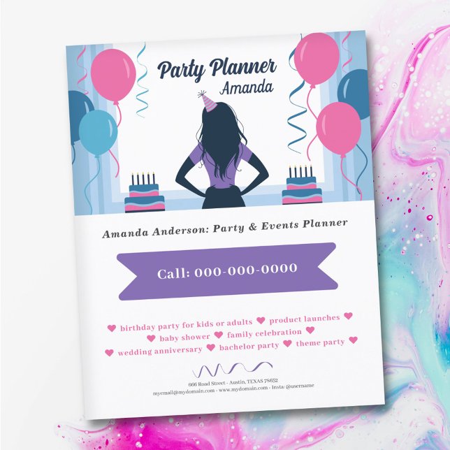 Balloons & Twists - Party Planner Flyer (Balloons & Twists - Party Planner Flyer)