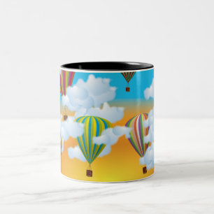 Balloons Two-Tone Coffee Mug
