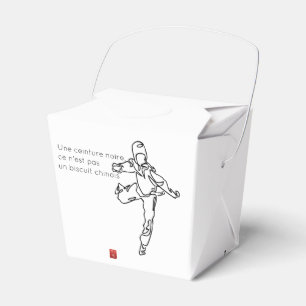 Ballotin to carry TAEKWONDO DWICHAGI back kick 2 Favor Box