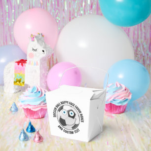 Ballotins 10 x Coutume Ball Party BLEUE YES Happy Face