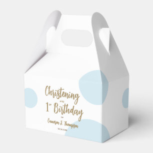 Ballotins 1er anniversaire Christening Blue baby boy party