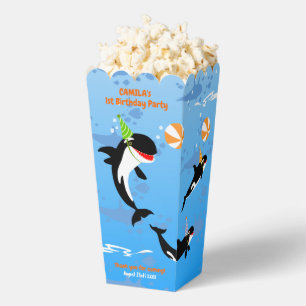 Ballotins 1er anniversaire sous la mer orca baleine fille