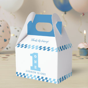 Ballotins 1ère fête d'anniversaire garçons Bleu un