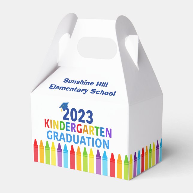 Ballotins 2023 Jardin d'enfants Graduation sur mesure École  (Verso)