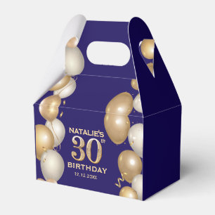 Ballotins 30e Anniversaire Marine Bleu et Ballons d'or
