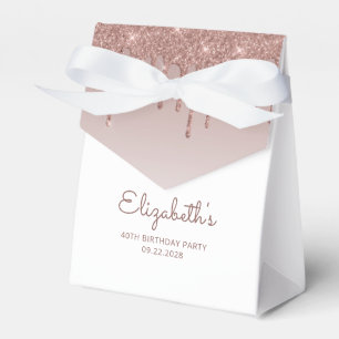 Ballotins 40e Anniversaire Élégant Rose Gold Pailleté Coulan