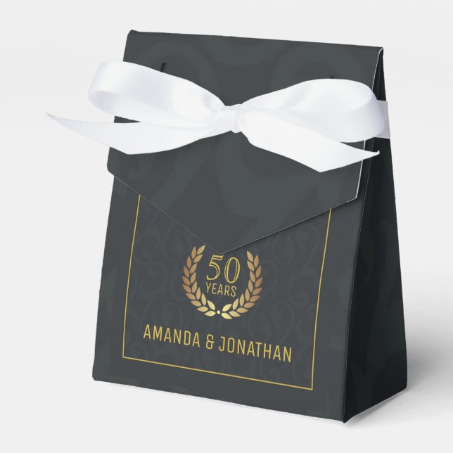 Ballotins 50e anniversaire de Mariage d'or personnalisable (Verso)