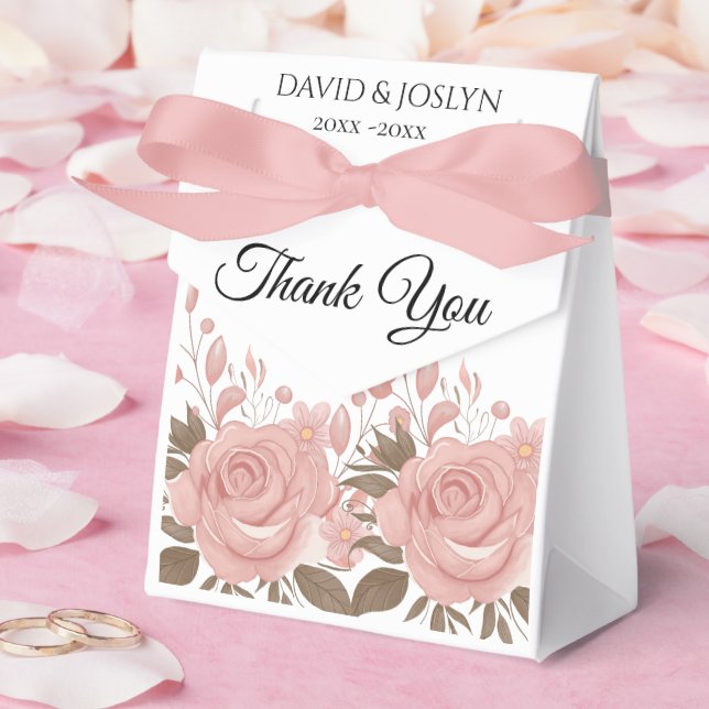 Ballotins 5e anniversaire de Mariage de couleur rose pâle su (Mariage)