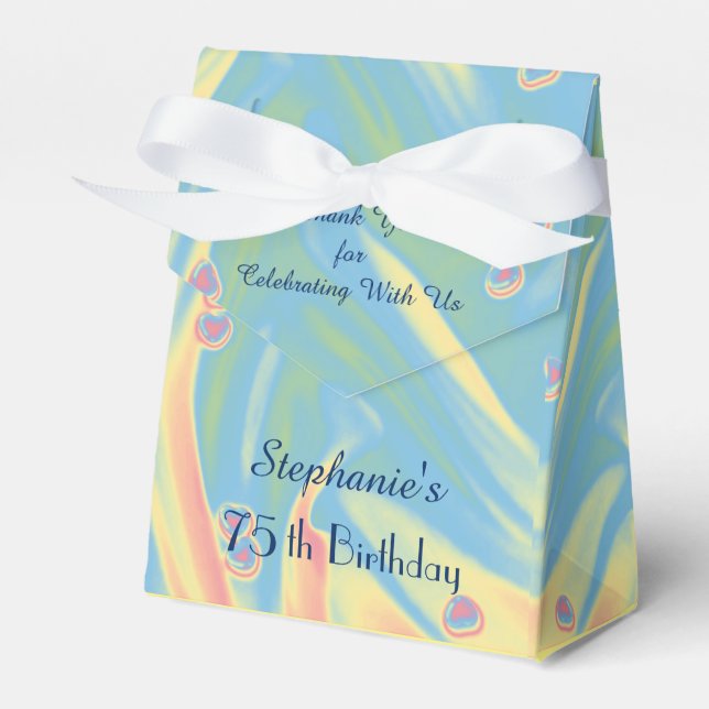 Ballotins 75e anniversaire Ballotin, Pastel Hearts (Verso)
