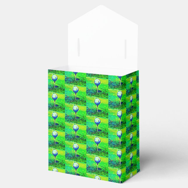 Ballotins à carreaux de golf verts (Ouvert)