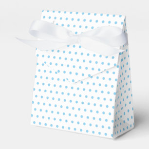 Ballotins À petits pois Bleu Bébé simple Motif sur blanc
