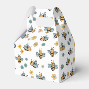 Ballotins Abeilles de miel mignonnes et Fleurs sauvages flor