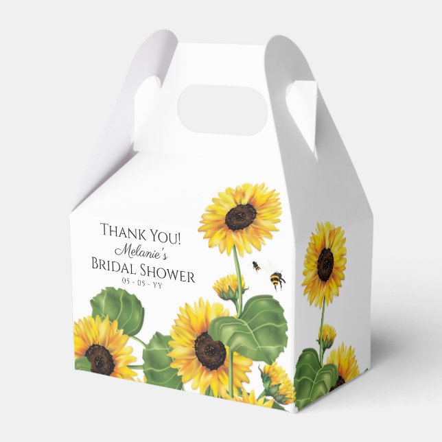 Ballotins Abeilles tournesol Merci (Verso)