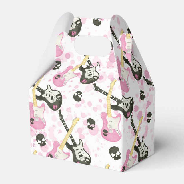 Ballotins Ado filles rock roll fête de faveur boîte (Verso)