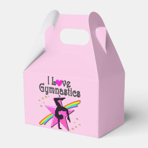 BALLOTINS ADORABLE I ADORABLE GYMNASTICS PARTY FAVOR BOXES