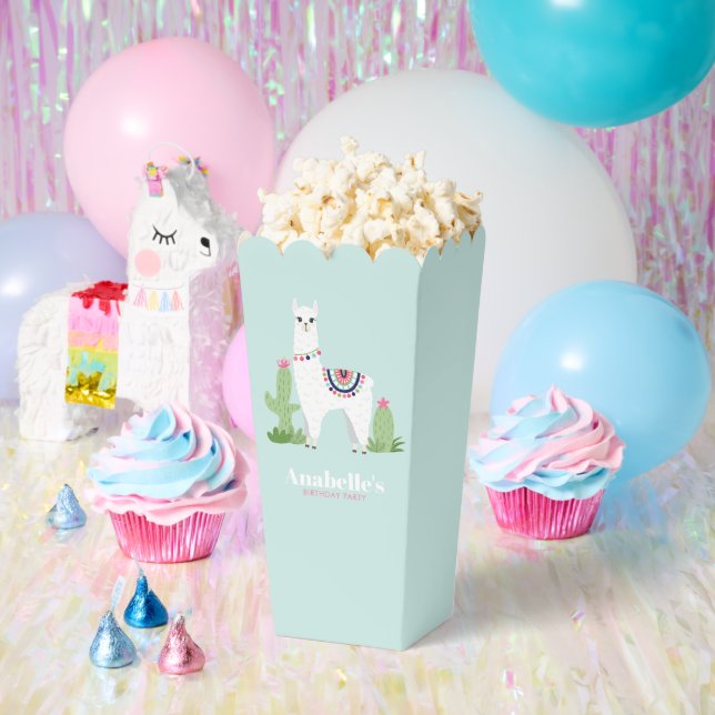 Ballotins Adorable Llama Personnalisée Filles Anniversaire F (Fête)