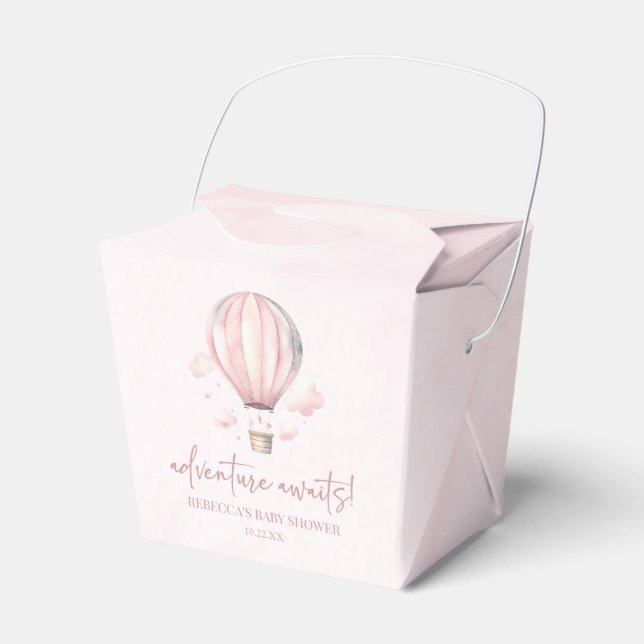 Ballotins Adventure Attend ! Baby shower de ballon à air cha (Verso)