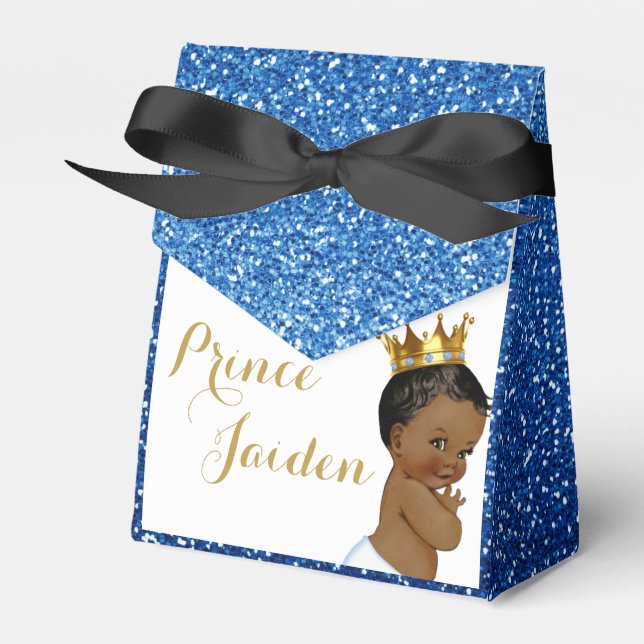 Ballotins African Prince Blue|Gold Elegant Ombre Parties sci (Verso)