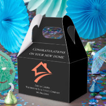 Agent immobilier noir élégant et unique