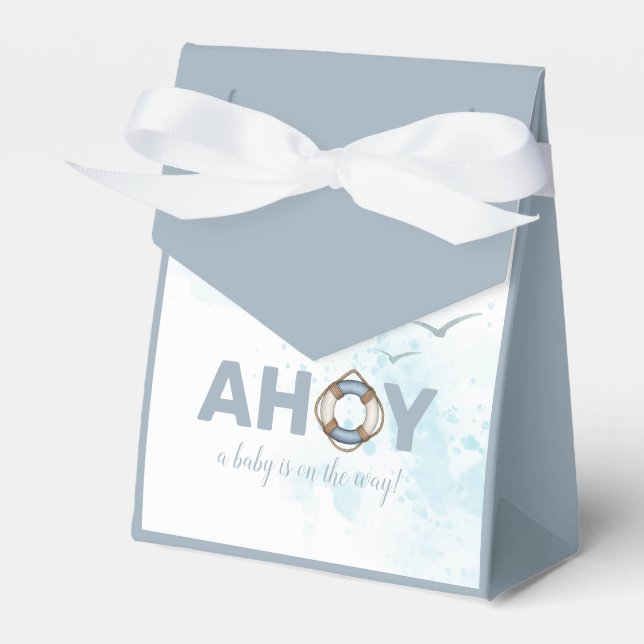 Ballotins Ahoy ! Ballotin Baby shower nautique (Verso)