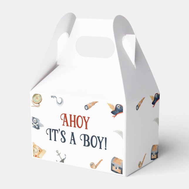 Ballotins Ahoy C'est un Baby shower de pirates (Verso)