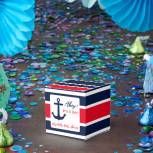 Ballotins Ahoy C'est un garçon ! Baby shower nautique