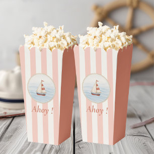 Ballotins Ahoy Nautical Birthday   Red Stripe & Voilier