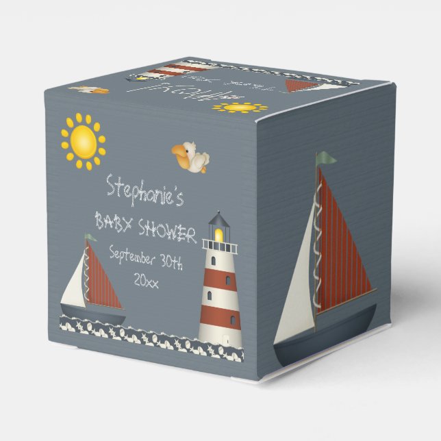 Ballotins Ahoy Voilier Bateau et Merci phare (Arrière)