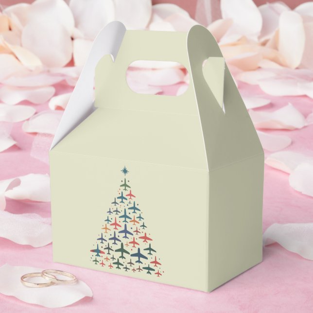 Ballotins Airplane Christmas Tree Retro Pilot Flying Flight  (Mariage)