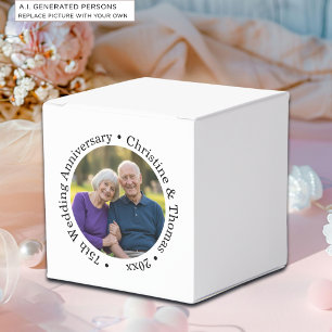 Ballotins Ajoutez votre propre photo de couple 75e anniversa