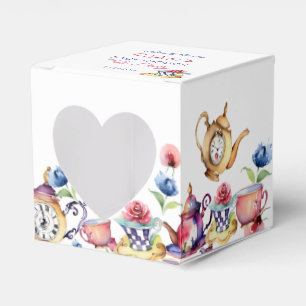 Ballotins Alice au pays des merveilles baby shower thé fête