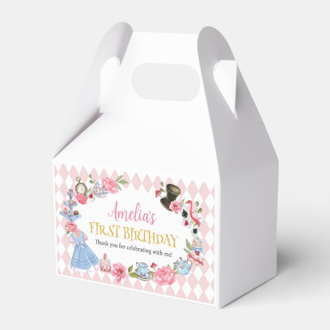 Ballotins Alice au pays des merveilles Ballotin d'anniversai (Verso)
