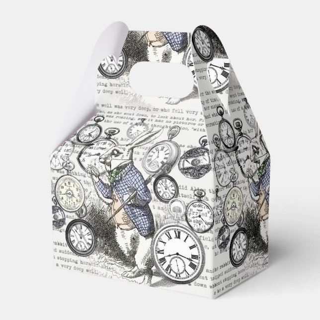 Ballotins Alice de lapin blanc au pays des merveilles (Verso)