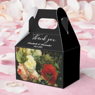 Ballotins Ambiance romantique foncé élégant fleurs florales