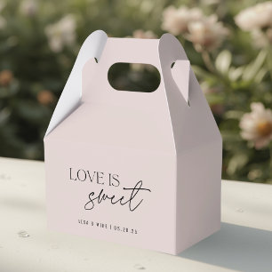 Ballotins Amour Rose Poussiéreux Moderne est Douce Mariage
