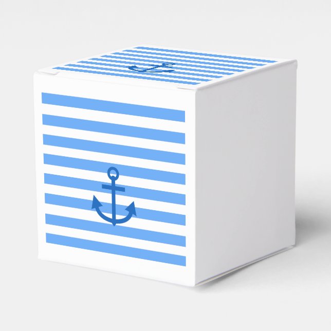 Ballotins Ancre et bandes bleues blanches (Verso)