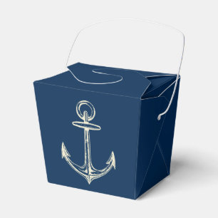Ballotins Ancre marine Marine Bleu et blanc Vintage