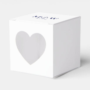 Ballotins ancre nautique mariage marine bleu monogramme coeu