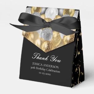 Ballotins Anniversaire adulte Gold and Black TOUT Âge