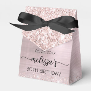Ballotins Anniversaire Blush Rose Gold Parties scintillant N