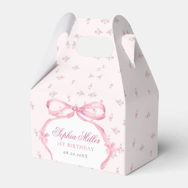 Ballotins Anniversaire de Coquette Pink Bow (Verso)