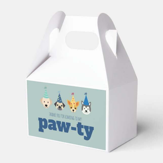 Ballotins Anniversaire des chiots, Chien Paw-ty, Enfants (Verso)