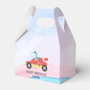 Ballotins Anniversaire Dinosaur course voiture rouge course